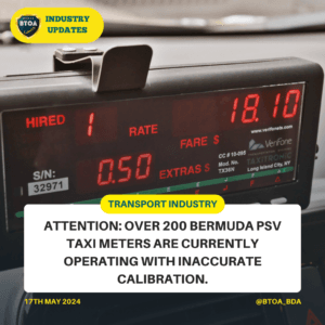 Bermuda PSV taxi meter