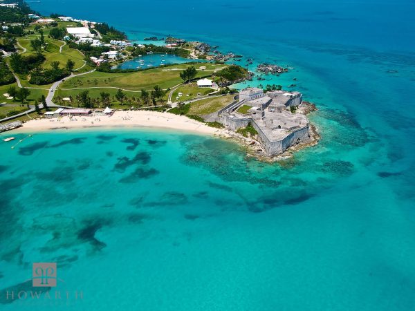 Fort Saint Catherine, St Georges from the air