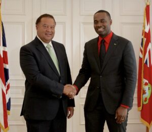 Minster Wayne Furbert and Premier David Burt Hitch and TCD 2