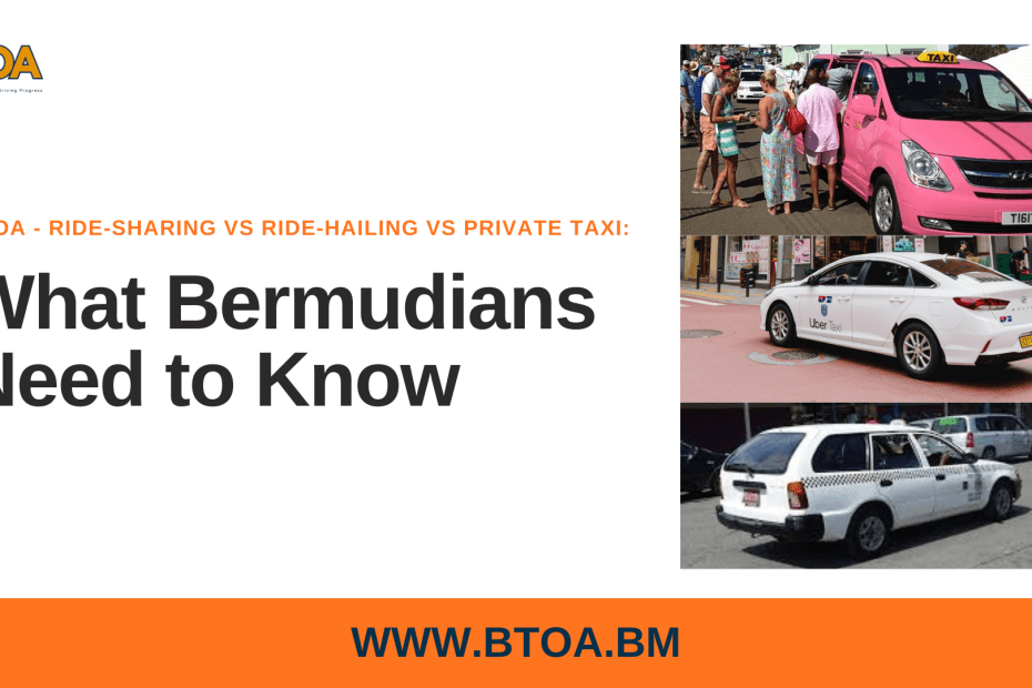 Ride-sharing vs ride-hailing vs private taxi