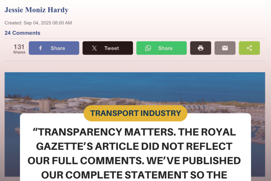 BTOA Clarification & Call for Journalistic Integrity