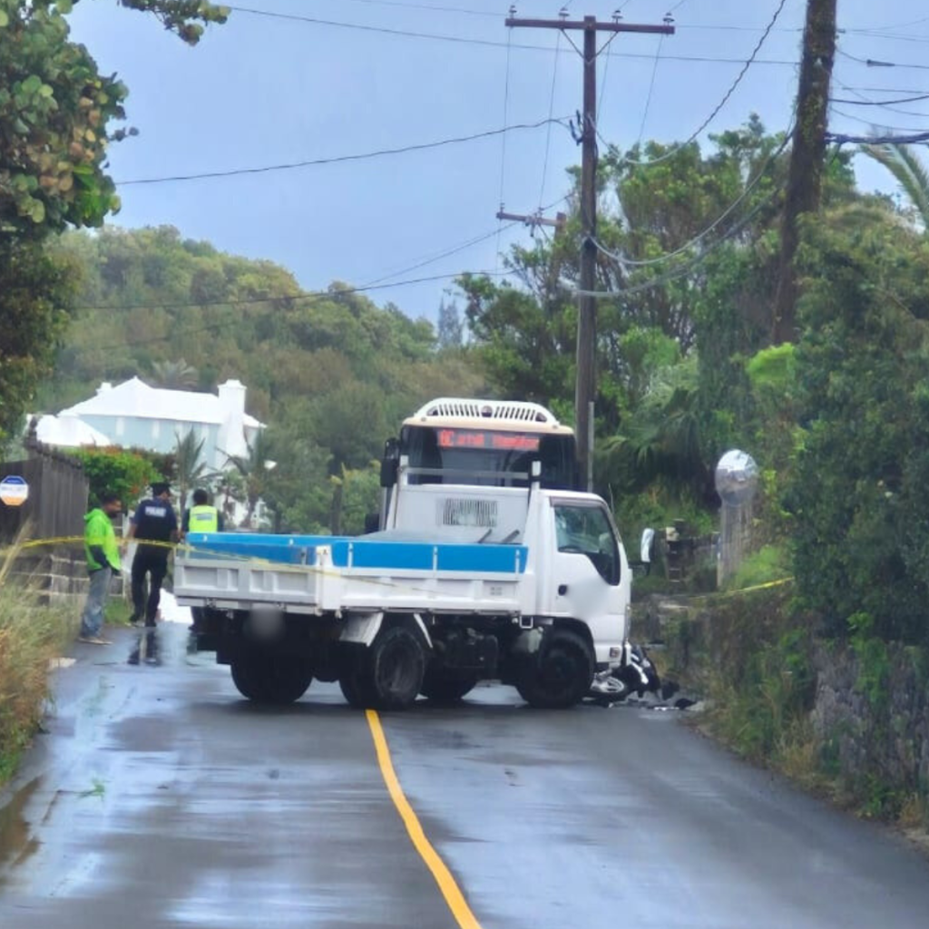 Truck in Bermuda accident