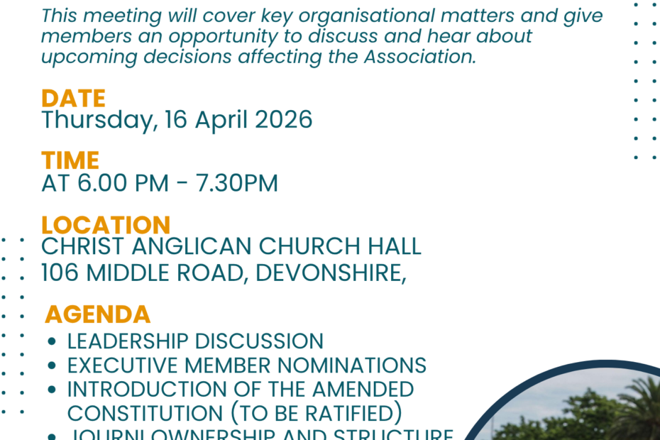 April 16 Meeting BTOA General Meeting