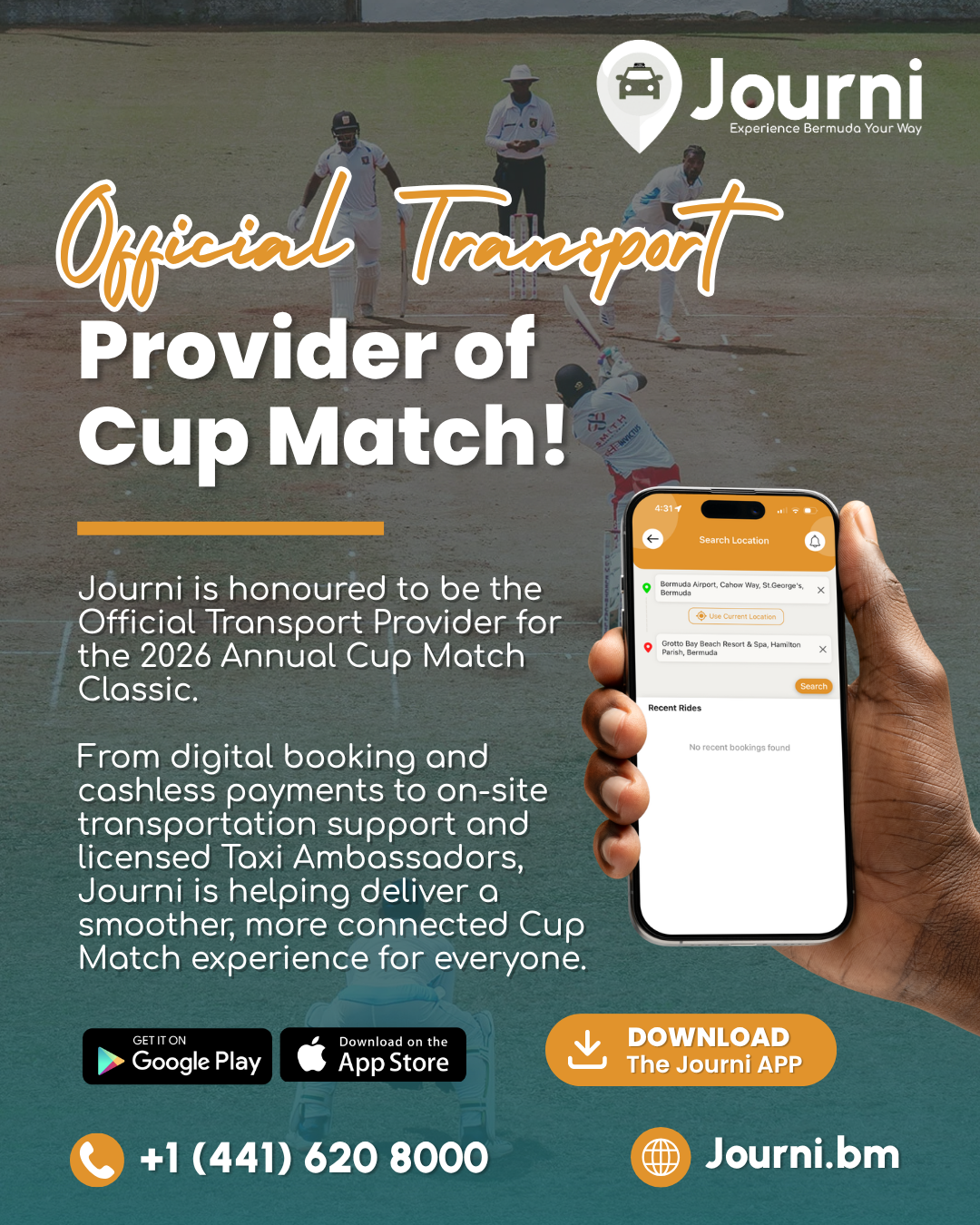 Journi Official Transport provider cupmatch